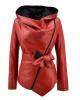 WOMAN LEATHER JACKET CODE: 07-W-120-EC (RED)