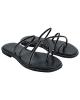 WOMAN LEATHER SLIPPERS: 56-W-83/22 (BLACK)