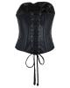 WOMAN LEATHER BUST CODE: 37-W-CORSER-1 (BLACK)